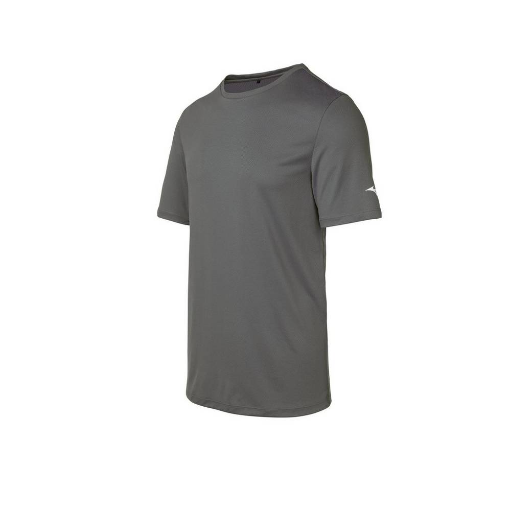 Mens Mizuno T-Shirts Grey Philippines (KIWMZQ634)